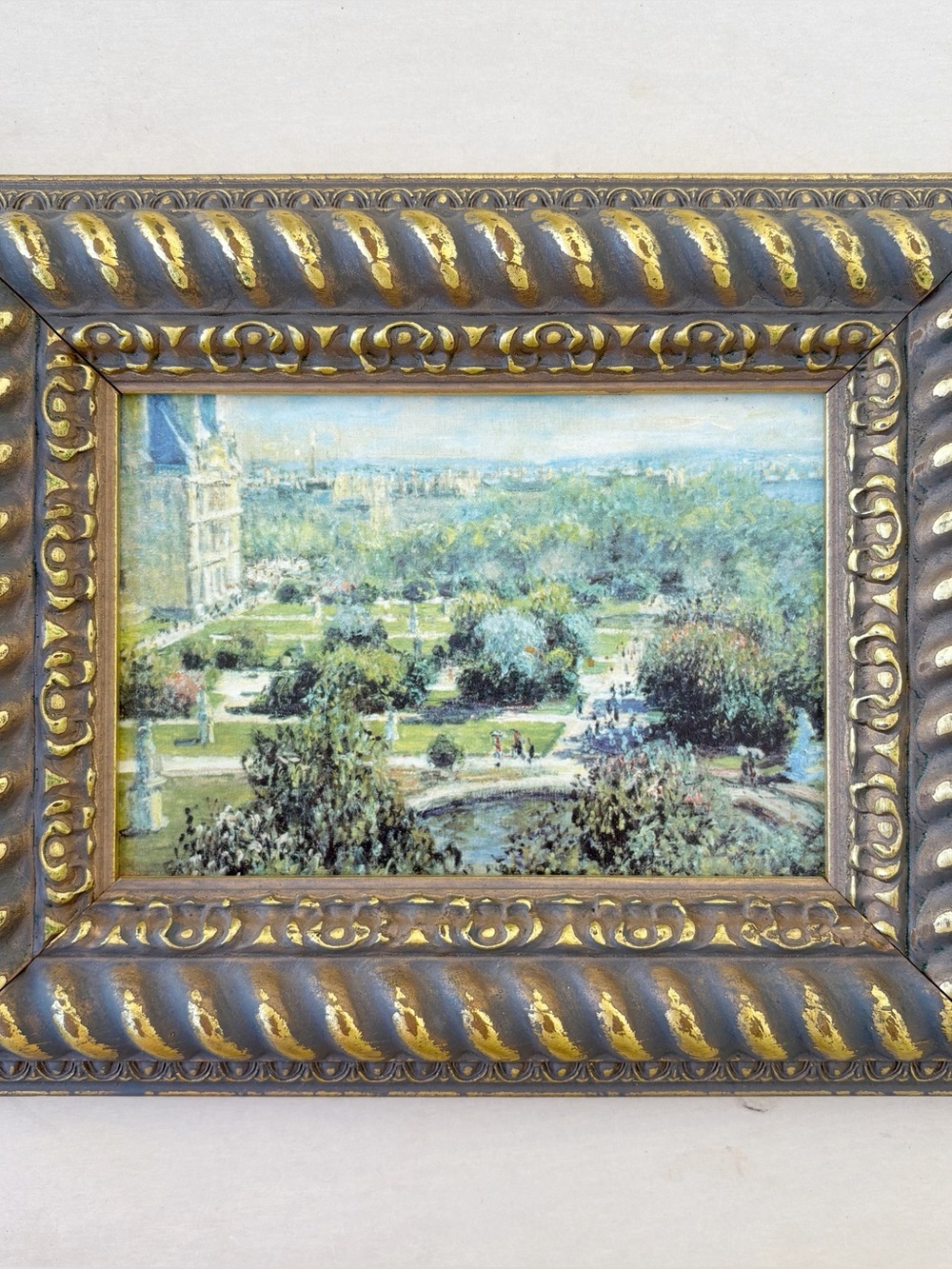 Claude Monet The Tuileries Gardens Paris Lithograph Vintage French Wall Art